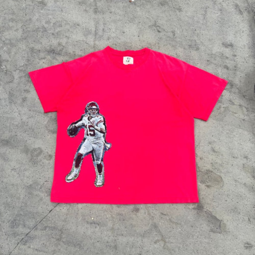 kansas city chiefs patrick mahomes "running throw" nfl tee
